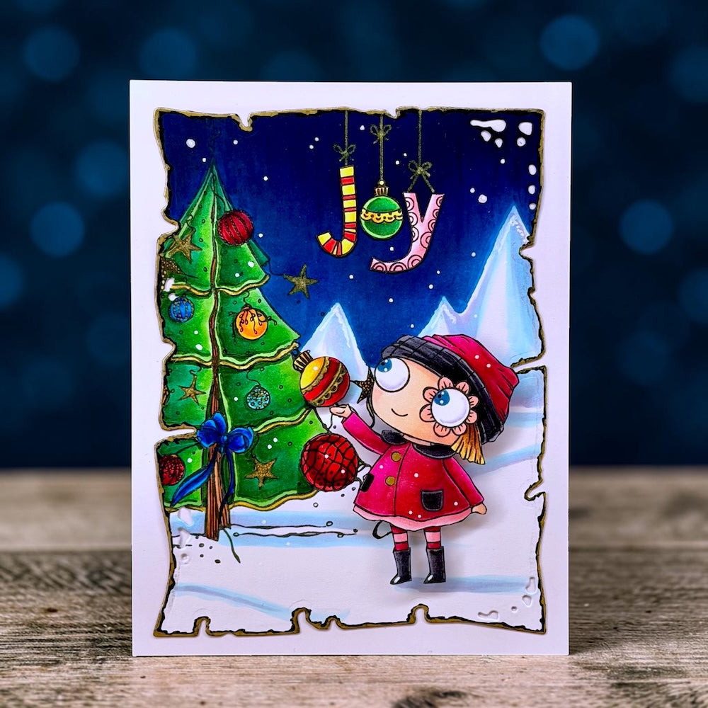 Janet Klein Season Of Sparkle Stamps Bundle + Free Poster & Bio Cards
