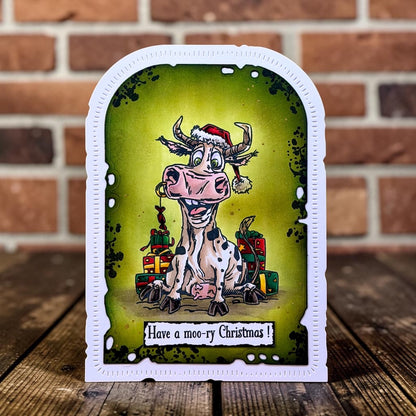 TP-1496 - A6 Stamp Set - Moo-ry Christmas!