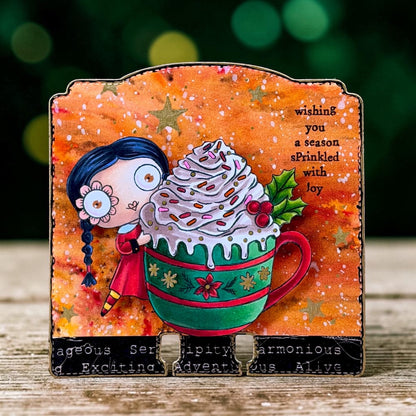 Janet Klein Season Of Sparkle Stamps Bundle + Free Poster & Bio Cards