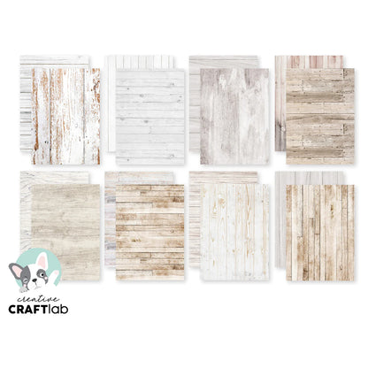 Creative Craftlab Essentials Design Paper pad White wood Essentials (24 Sheets)