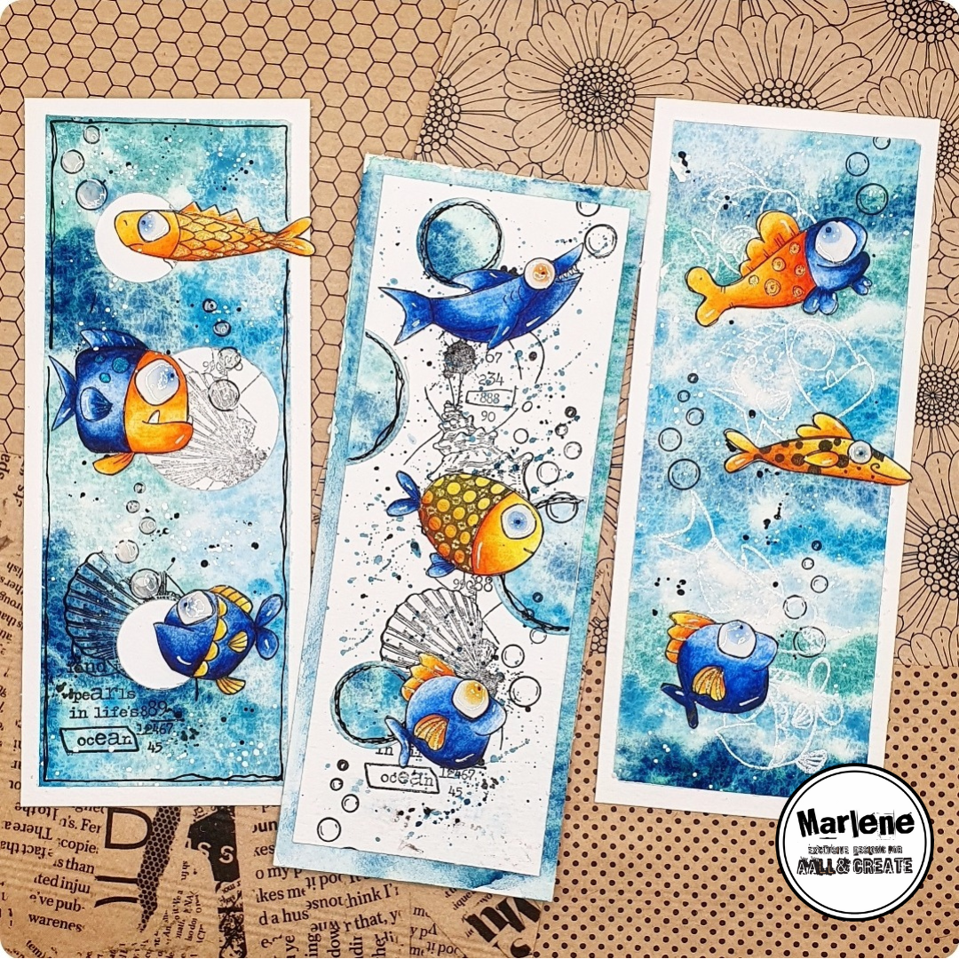 TP-1038 - A6 Stamp - Fish Tank
