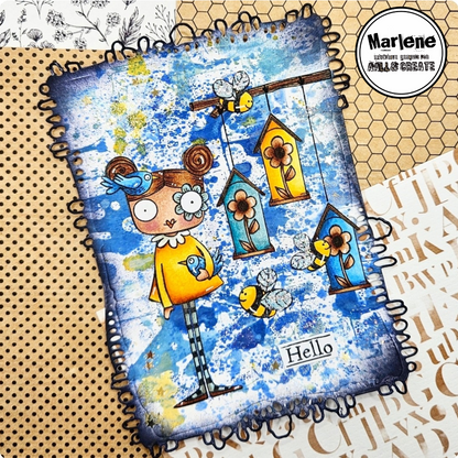 #1131 - A7 Stamp Set - Birds Of A Feather