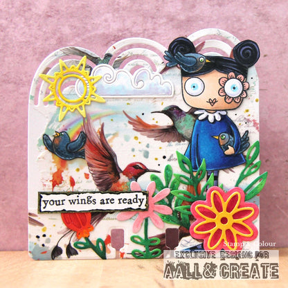 #1131 - A7 Stamp Set - Birds Of A Feather