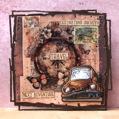 TP-881 - A6 Clear Stamp Set - Destinations Unknown