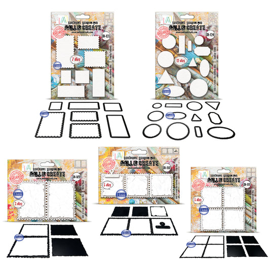 Autour de Mwa Geary Cutouts Cutting Dies Bundle