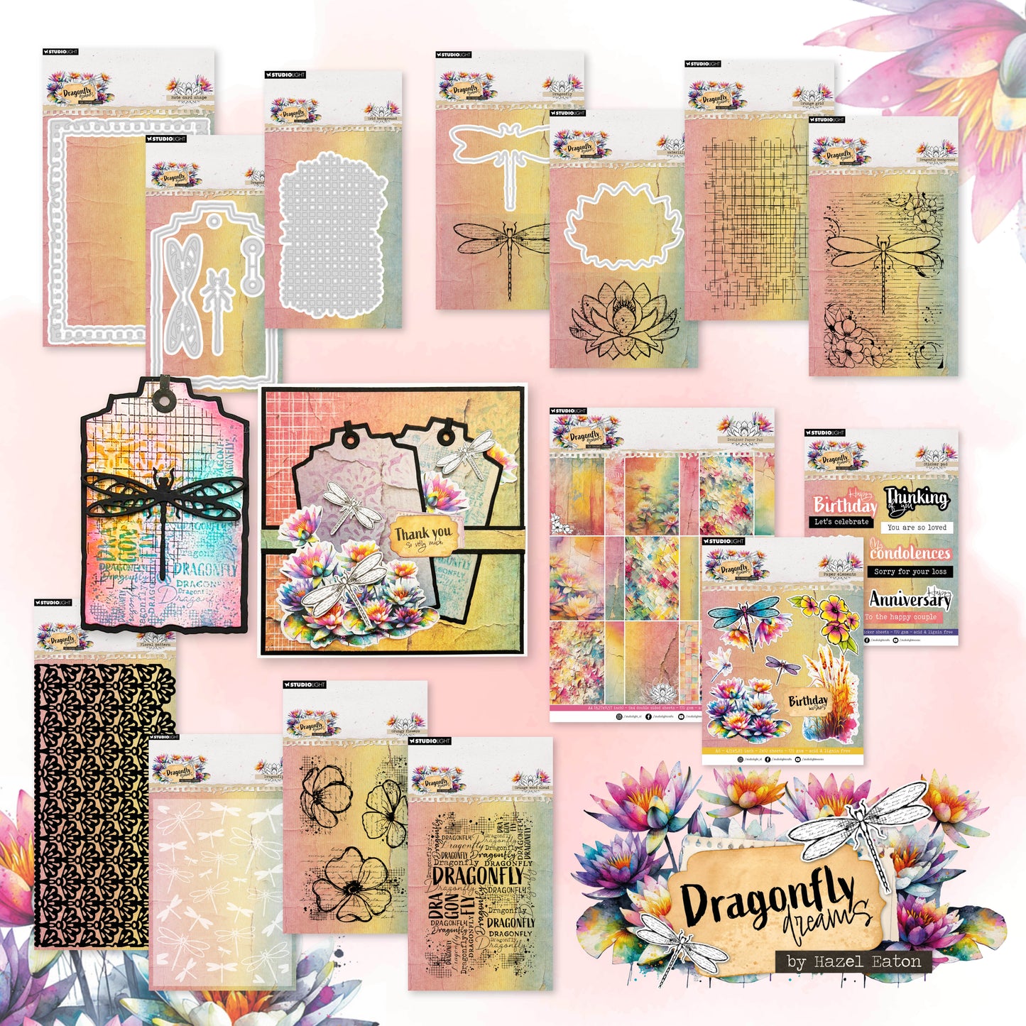 Studio Light Hazel Eaton Dragonfly Dreams - Complete Collection