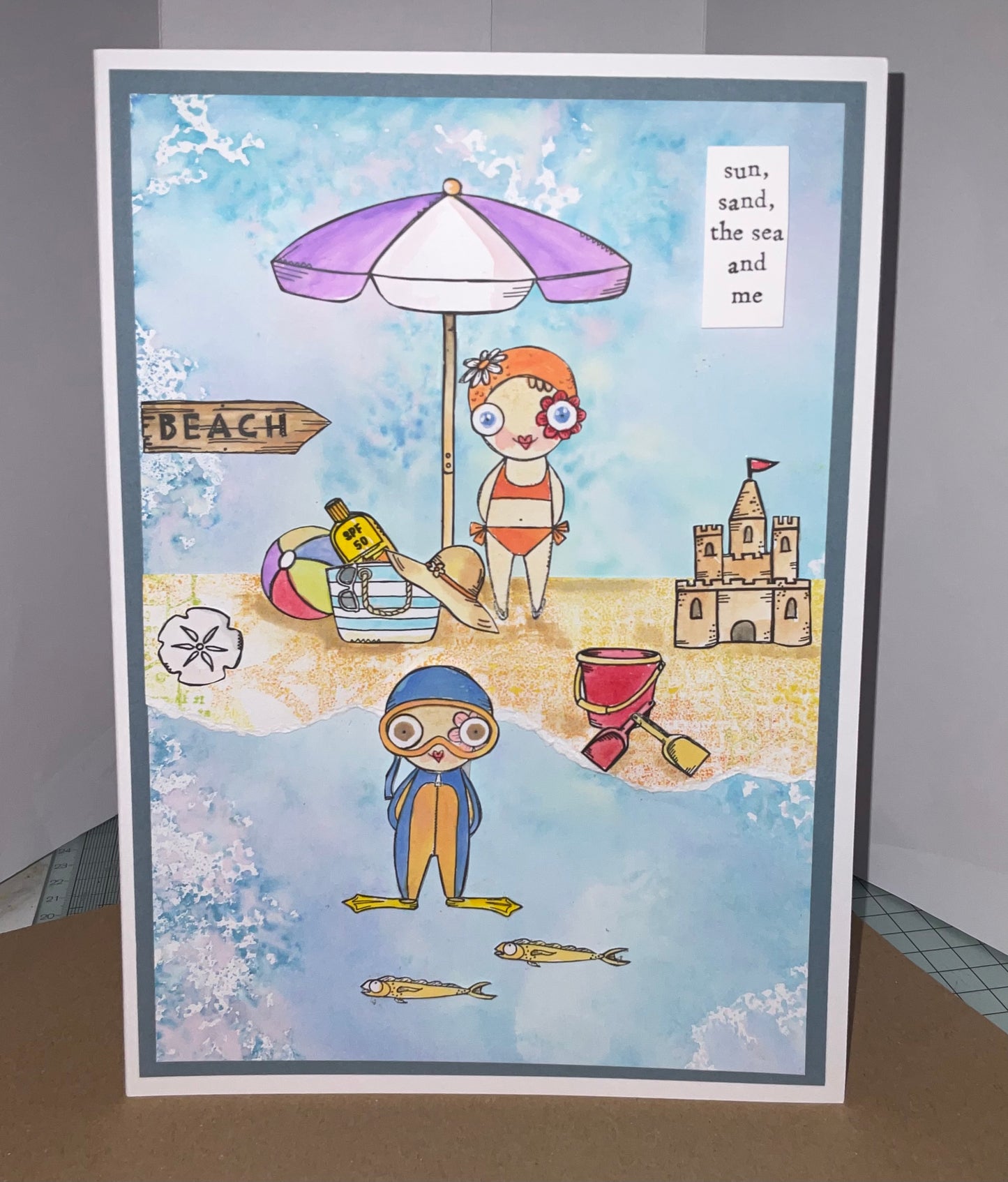 #860 - A6 Clear Stamp Set - Beachfront