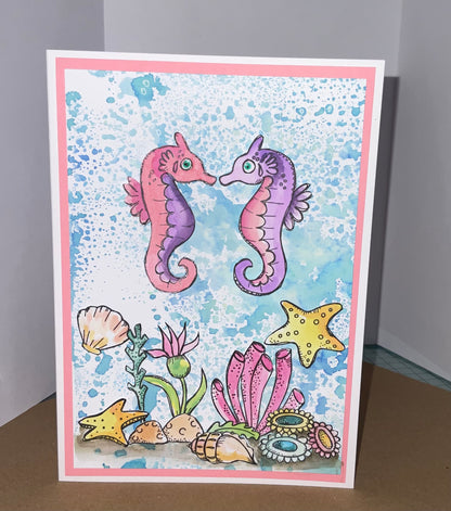 TP-859 - A6 Clear Stamp Set - Ocean Floor