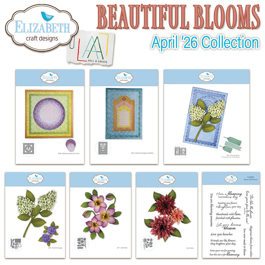 Elizabeth Craft Designs April 2026 Beautiful Blooms Complete Collection (Save £16)