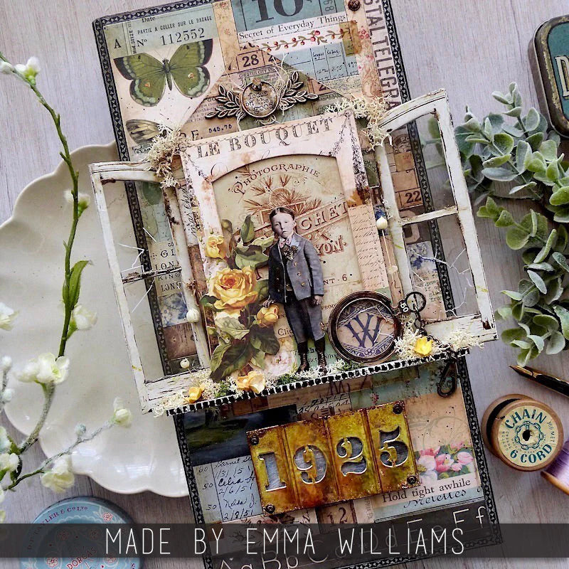 Idea-ology Tim Holtz Collage Strips Large-30 Pieces