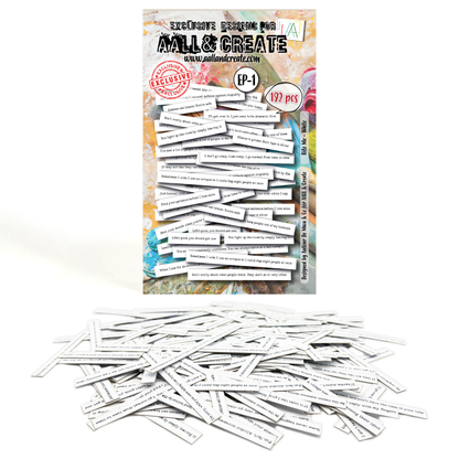 EP-1 - Ephemera Die-Cuts - Bite Me White