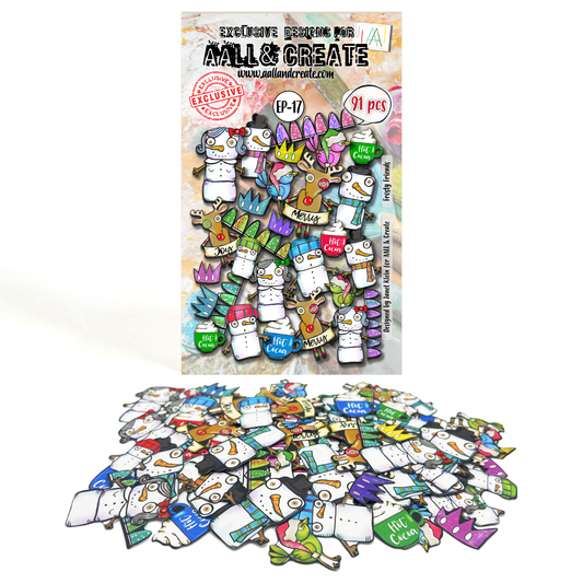 EP-17 - Ephemera Die-Cuts - Frosty Friends
