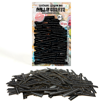 EP-2 - Ephemera Die-Cuts - Bite Me Black