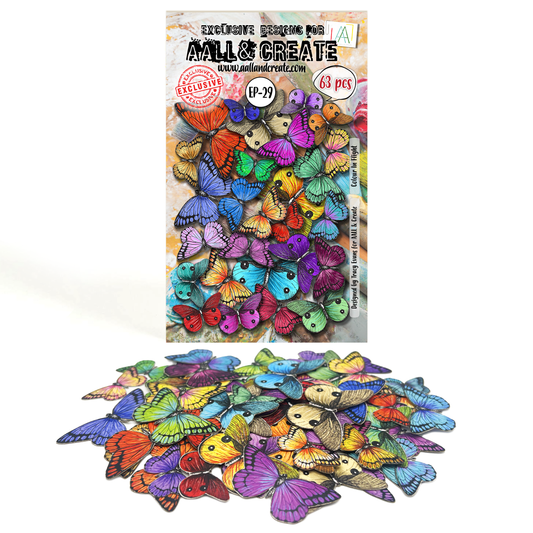 EP-29 - Ephemera Die-Cuts - Colour In Flight