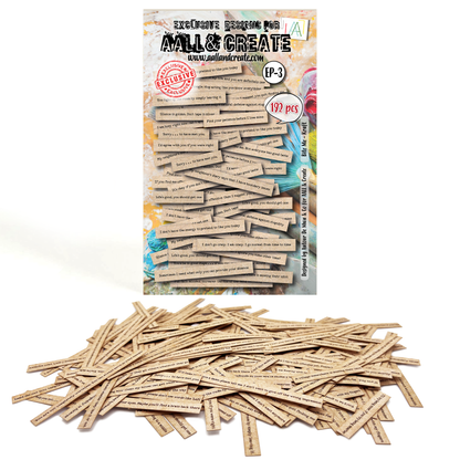 EP-3 - Ephemera Die-Cuts - Bite Me Kraft