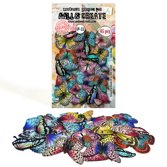 EP-33 - Ephemera Die-Cuts - Lairy Wings