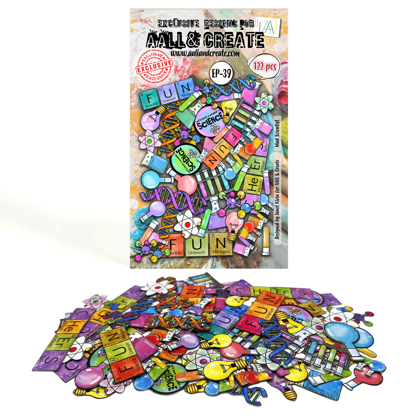 EP-39 - Ephemera Die-Cuts - Mad Scientist