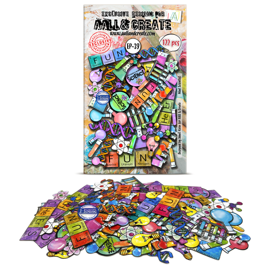 EP-39 - Ephemera Die-Cuts - Mad Scientist