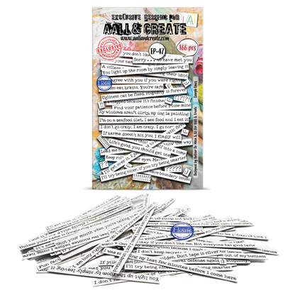 EP-47 - A6 Ephemera Die-Cuts - Laugh Lines