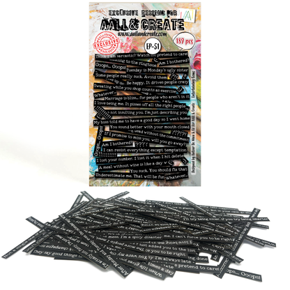 EP-51 - Ephemera Die-Cuts - Entertaining Gems