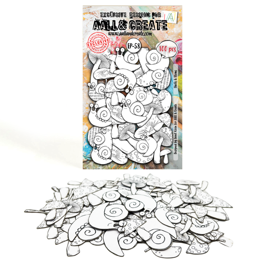 EP-58 - Ephemera Die-Cuts - Shells & Stems