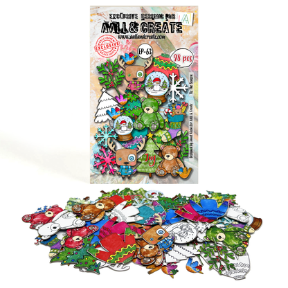 EP-63 - A6 Ephemera Die-Cuts - Tis The Season