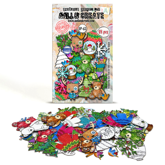 EP-63 - A6 Ephemera Die-Cuts - Tis The Season