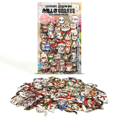 EP-71 - A6 Ephemera Die-Cuts - Winter Whiskers