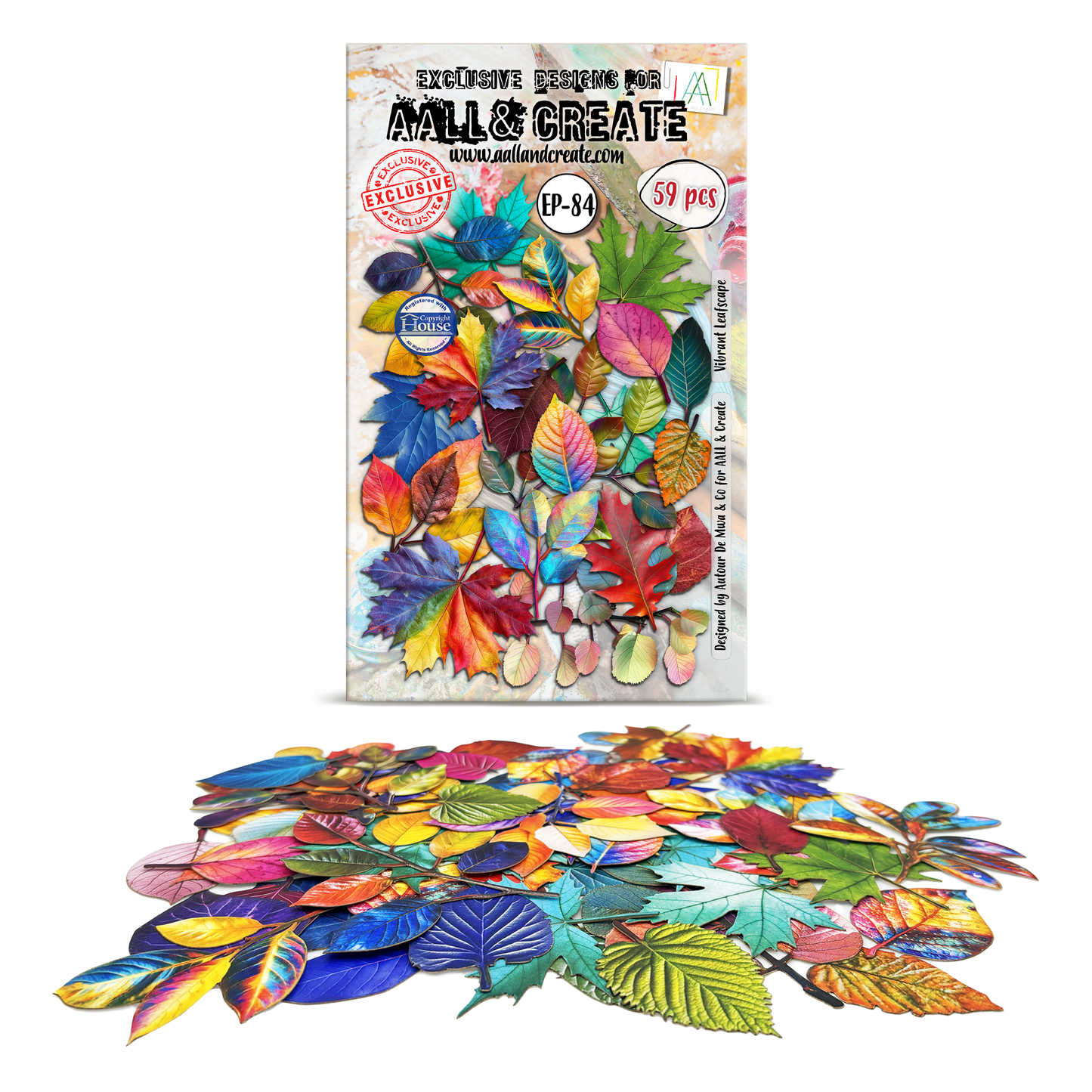EP-84 -  Ephemera Die-Cuts - Vibrant Leafscape