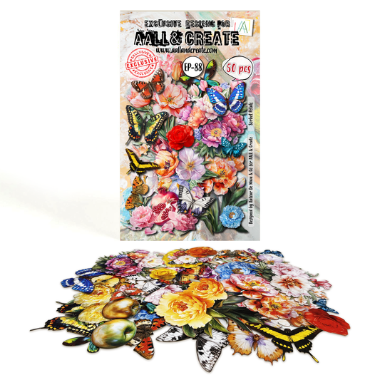 #EP-88 -  Ephemera Die-Cuts - Sorbet Petals