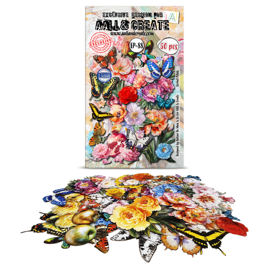 EP-88 -  Ephemera Die-Cuts - Sorbet Petals