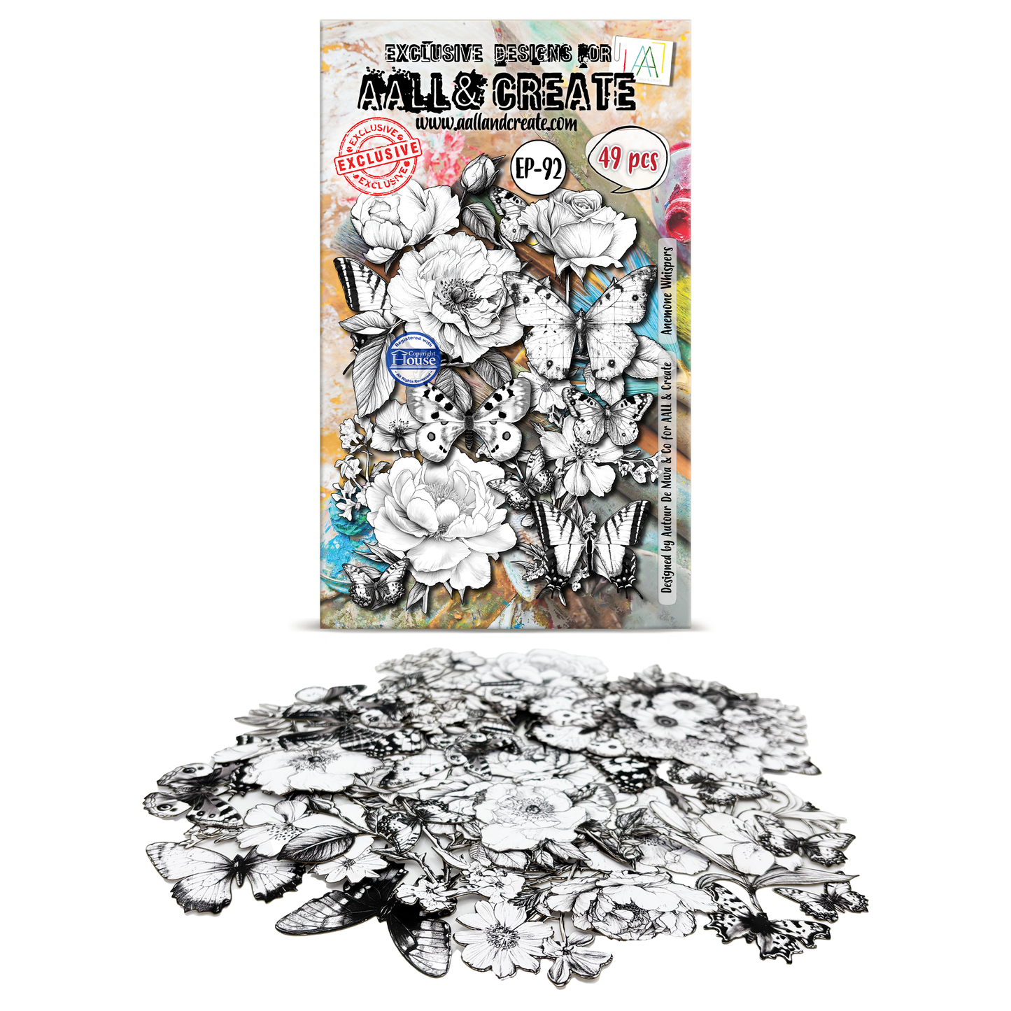 EP-92 - Ephemera Die-Cuts - Anemone Whispers