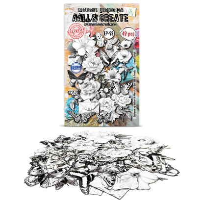 EP-93 - Ephemera Die-Cuts - Gravel Script
