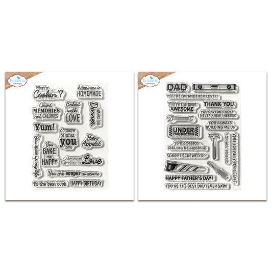 Elizabeth Craft Designs Living it Up Stamp Bundle