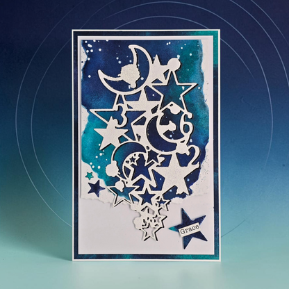 DI-24 - Die-Cutting Die Set - Moon Stars