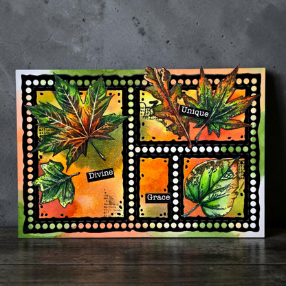 TP-1344 - A6 Stamp Set - Unbe-leaf-able