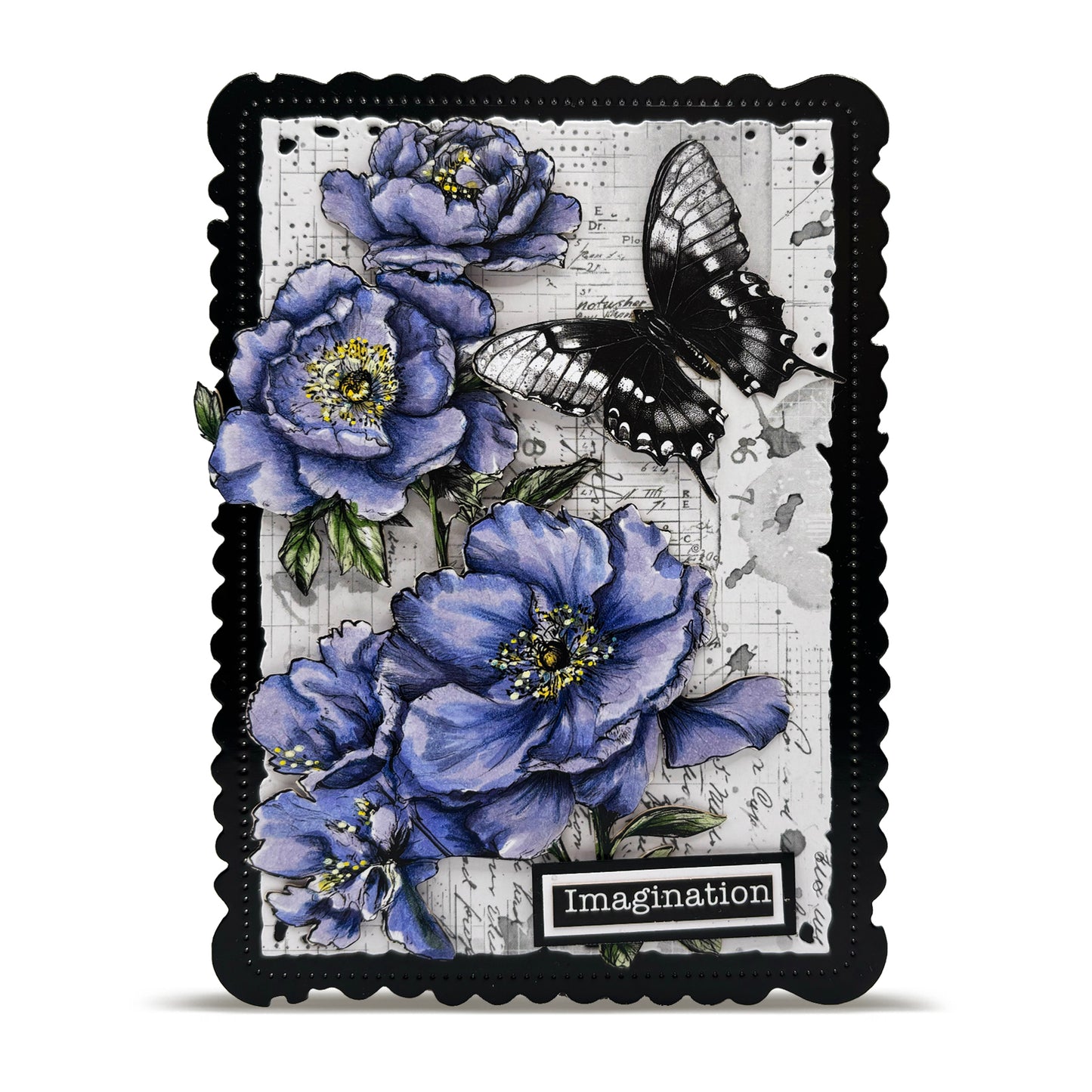 Inkblot Meadow Design Paper & Pollen Drift Ephemera Bundle