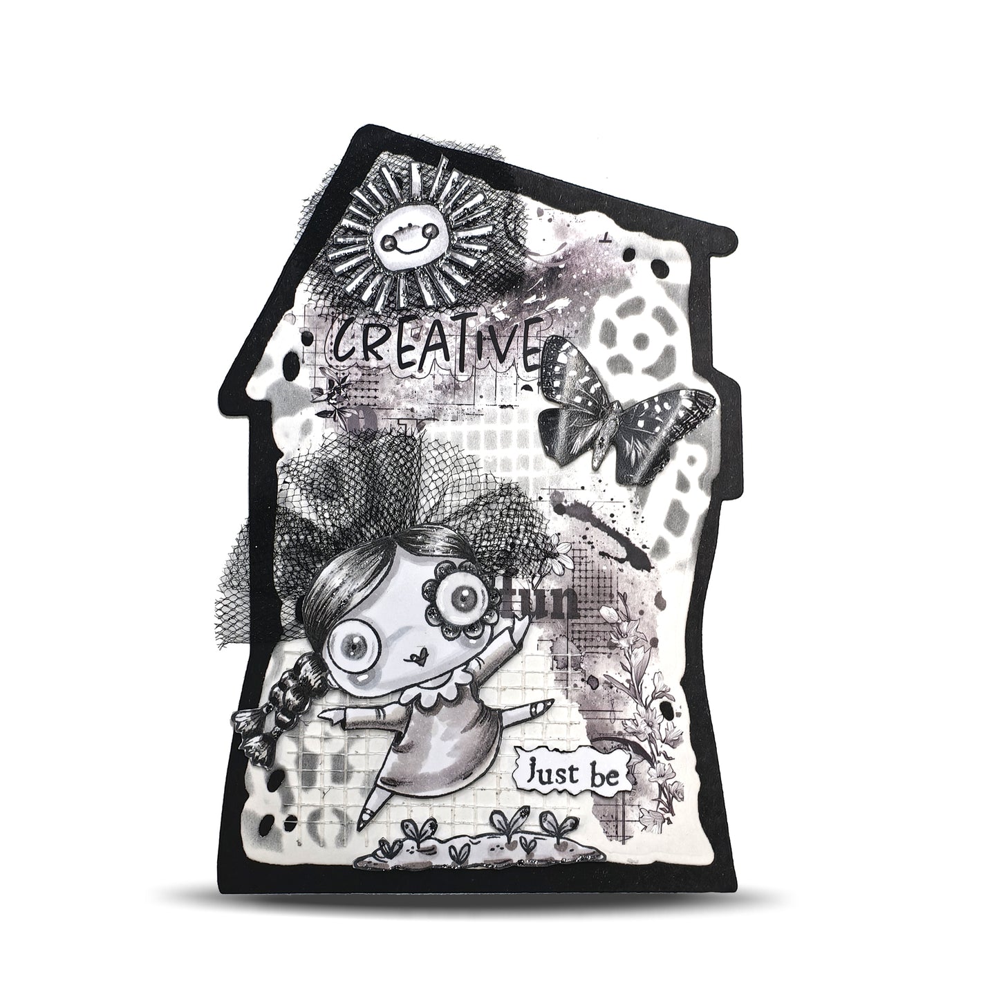 #EP-93 - Ephemera Die-Cuts - Gravel Script