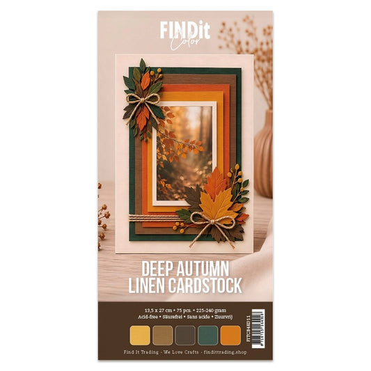 Linen Cardstock 4K Deep Autumn (75pcs)