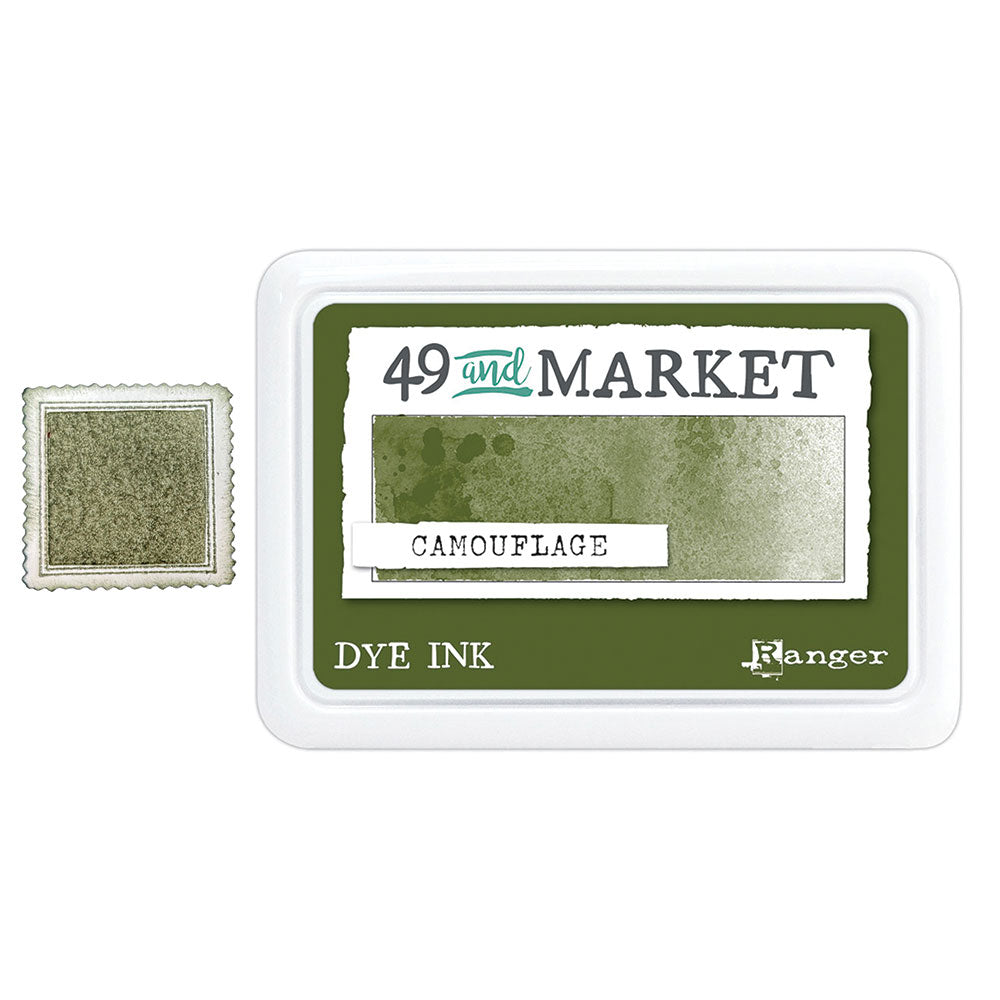 Ranger 49 And Market Dye Ink Pad - Camouflage