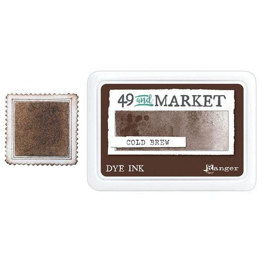Ranger 49 And Market Dye Ink Pad - Cold Brew