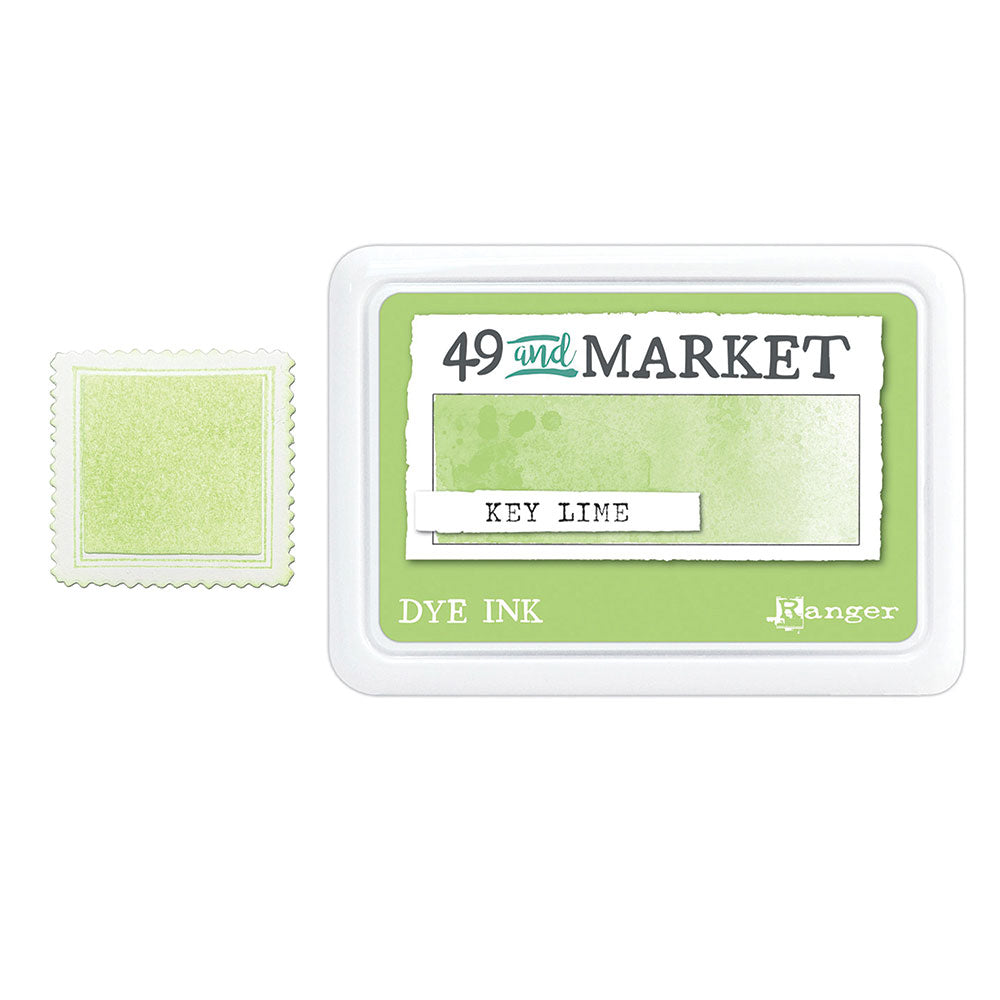 Ranger 49 And Market Dye Ink Pad - Key Lime