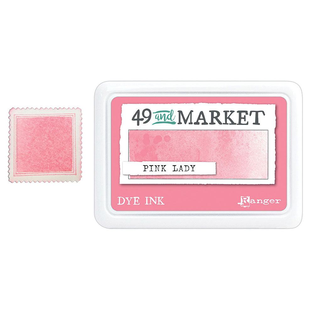 Ranger 49 And Market Dye Ink Pad - Pink Lady