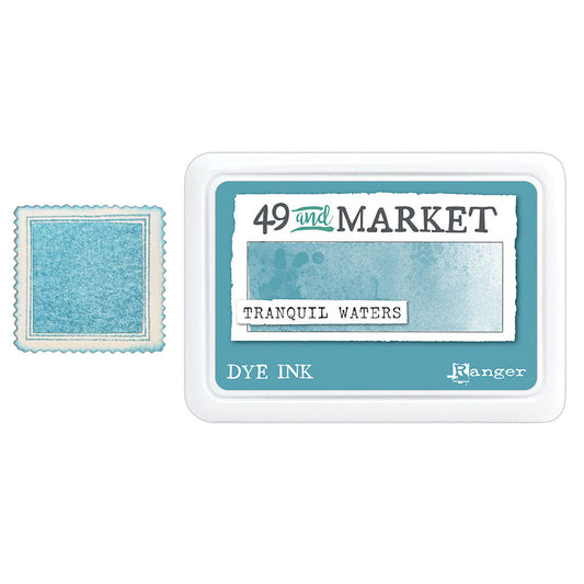 Ranger 49 And Market Dye Ink Pad - Tranquil Waters