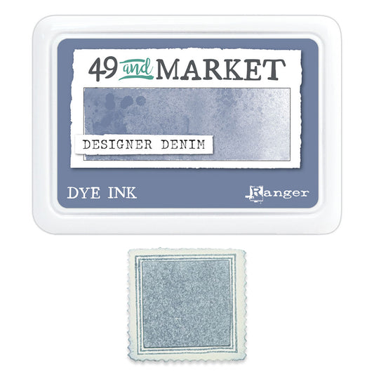 Ranger 49 And Market Dye Ink Pad - Designer Denim - Ship from 24th July