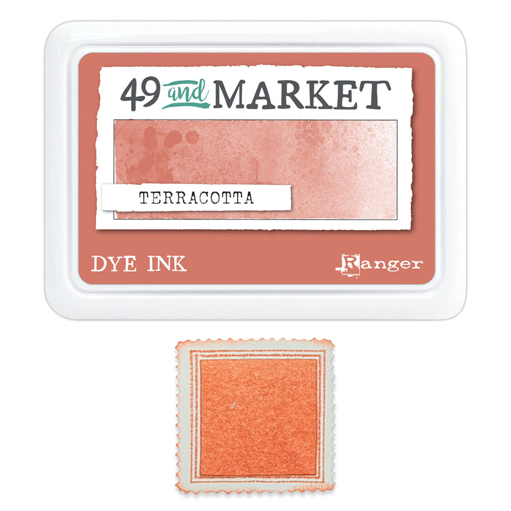 Ranger 49 And Market Dye Ink Pad - Terracotta - Ship from 24th July