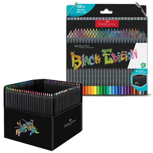 Faber Castell Black Edition Colour Pencils Box (100pcs)