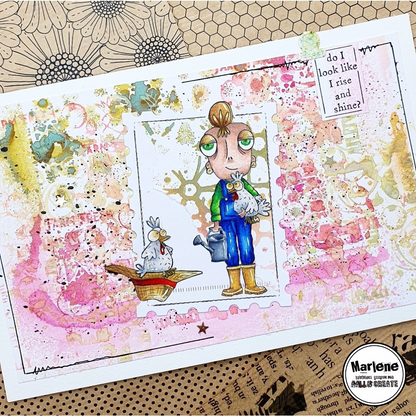 #1031 - A7 Stamp Set - Farmer Dee