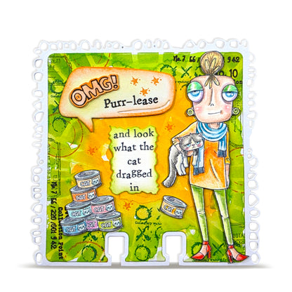 TP-1438 - A7 Stamp Sets - Purr-plexed Dee