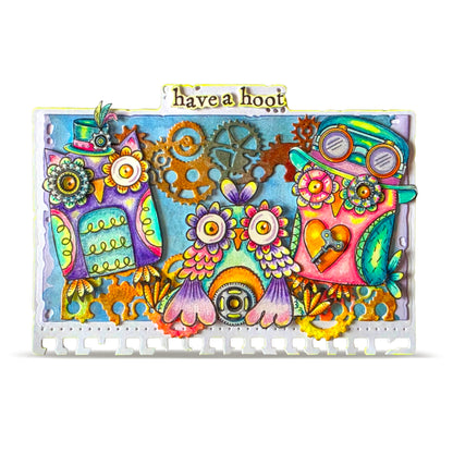 #658 - A6 Clear Stamp Set - Have A Hoot